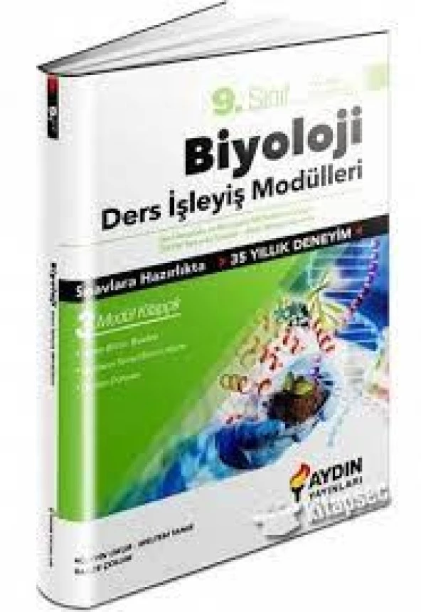 9.Sınıf Biyoloji Ders İşleyiş Modülleri Aydın Yayınları