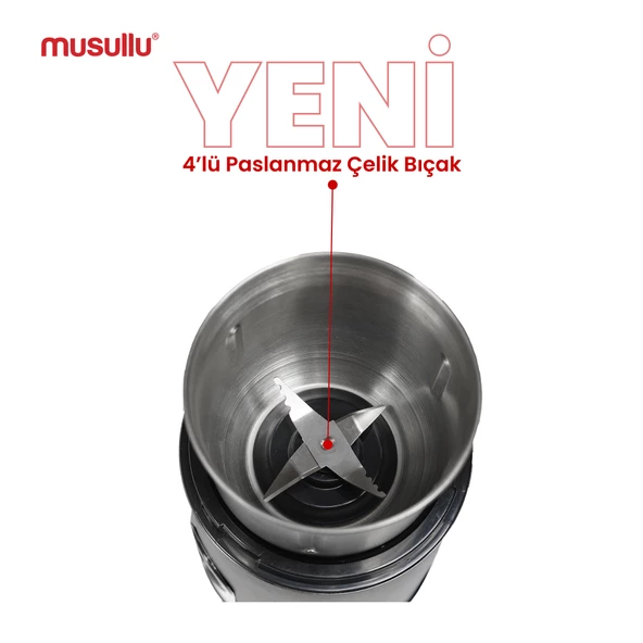 Baharat Ve Kahve Öğütücü 200w Inox (msl-1004) - 3