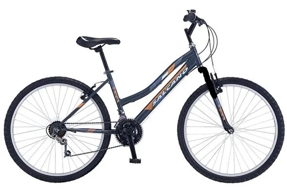 Salcano Fantasia 26 V Fren 21 Vites 26 Jant Dağ Bisikleti Mat Gri Turuncu ürün görseli