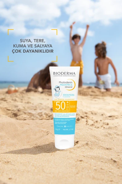 BIODERMA Photoderm Pediatrics Mineral SPF50+ Yenidoğan Bebek, Çocuk Çok Yüksek Korumalı Güneş Kremi 50 gr 3701129807309 - 5
