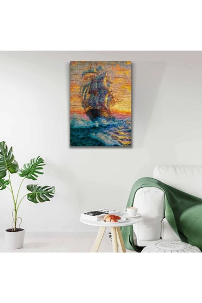 Amiral Gemisi Canvas Tablo (50x70) - 3