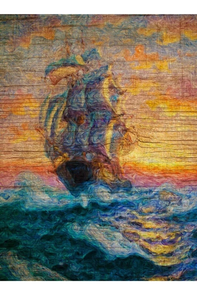 Amiral Gemisi Canvas Tablo (50x70) - 2