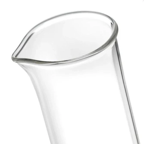 Borox Cam Mezür 250 ml Uzun Form Dereceli Silindir Mavi Skala - Resim 2