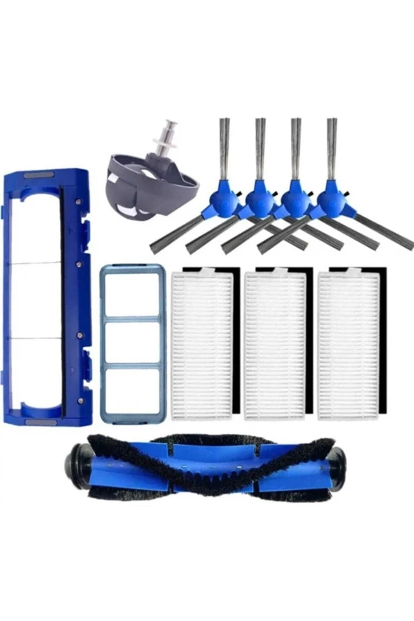 srfn ticaret Eufy 12 Robot Süpürge Yedek Tekerlek Hepa Filtre Fırça Seti ürün görseli 1