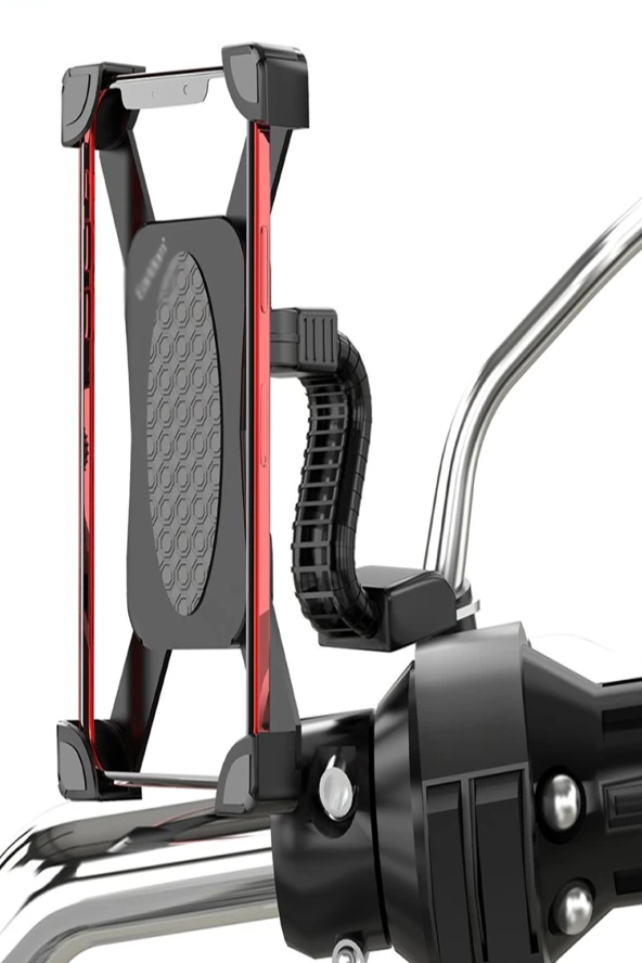 Fuchsia  EH140 Motorsiklet İçin Ayarlanabilir Telefon Tutucu - Resim 4