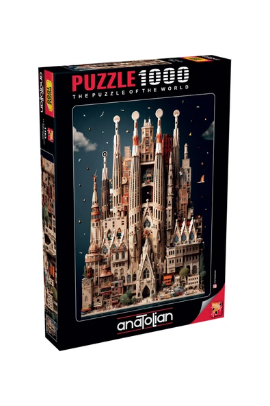 Anatolian 1000 Parçalık Puzzle - Sagra Da Familia 1163