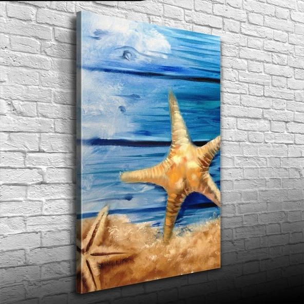 Deniz Yıldızı Yağlıboya Kanvas Tablo 50 x 70 ürün görseli 1