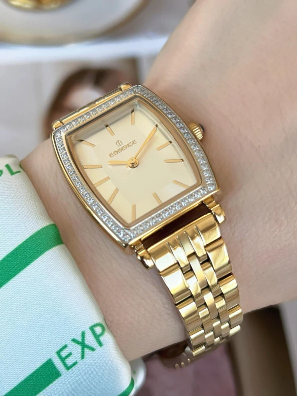 Essence Çelik Kordon Kararma Renk Atma Yapmaz 50 Mt Suya Dayanıklı Kadın Kol Saat BD1141.130 - Resim 3