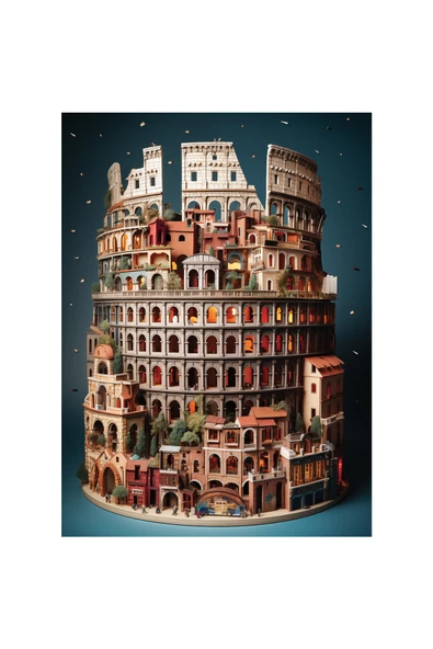 Anatolian 1000 Parçalık Puzzle - Colesseum 1166 - 2