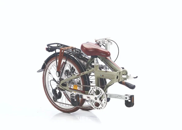 Corelli Just 1.0 V Fren Altus 8 Vites 20 Jant Katlanır Bisiklet Mavi Kahve - 2