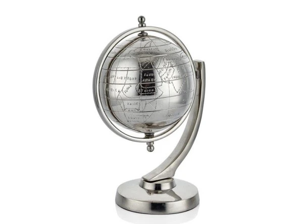 LAMEDORE GLOBE ARCHER GUMUS 20X16X29 CM
