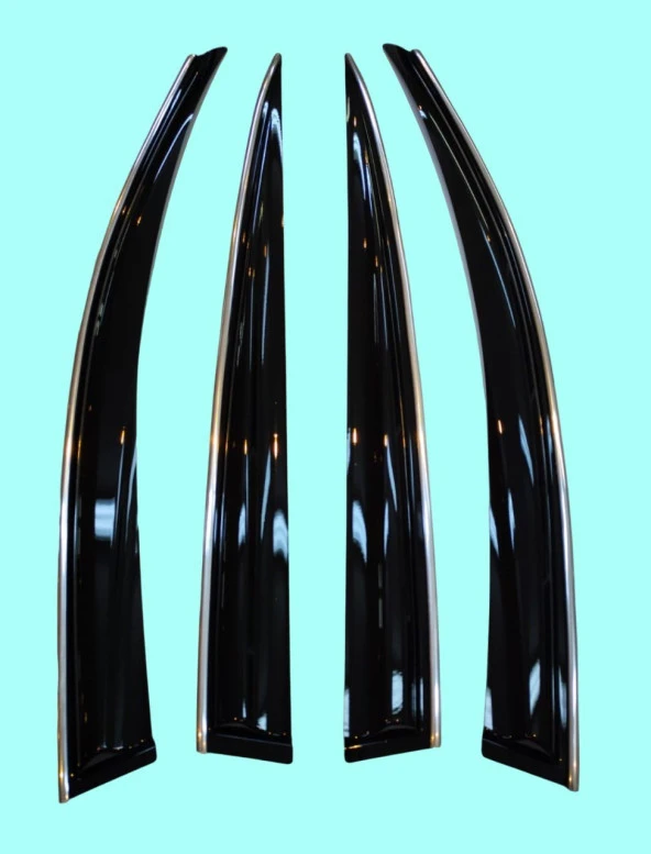 Balp Fiat Albea-Palio-Siena Kromlu Cam Rüzgarlığı 4 Lü Takım - Resim 6