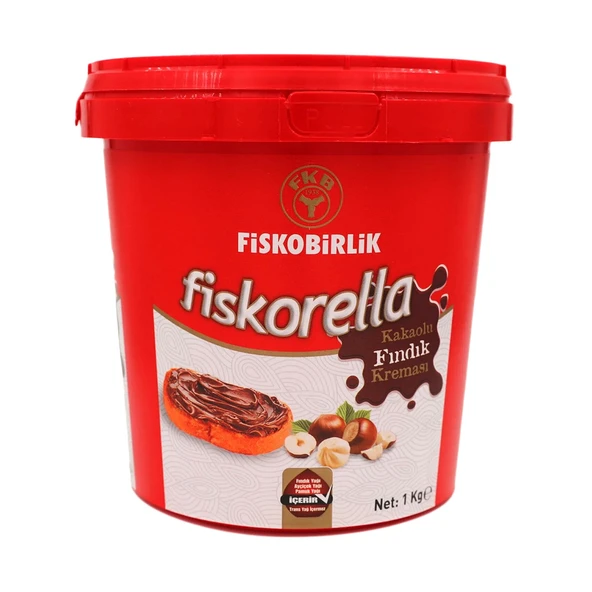 Fiskobirlik Fiskorella Kakaolu Fındık Kreması 1 kg 4 lü - Resim 2