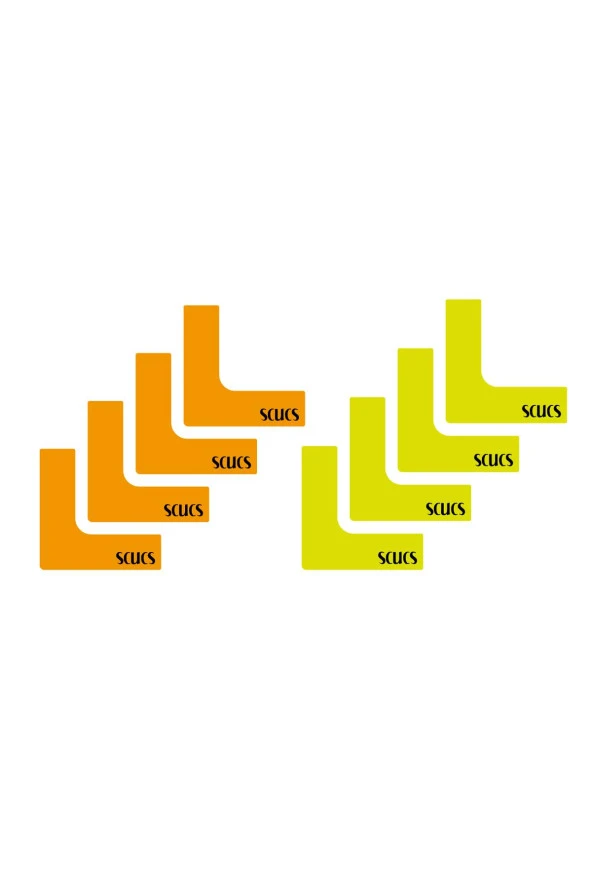 Scucs 1400 Köşe Yer İşareti 4lü Set ürün görseli
