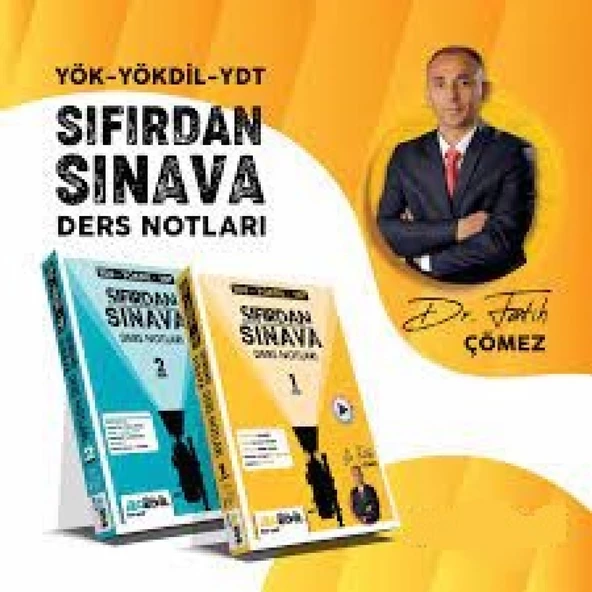 YDS YÖKDİL YDT Sıfırdan Sınava Ders Notları 2 li Set Fatih Çömez