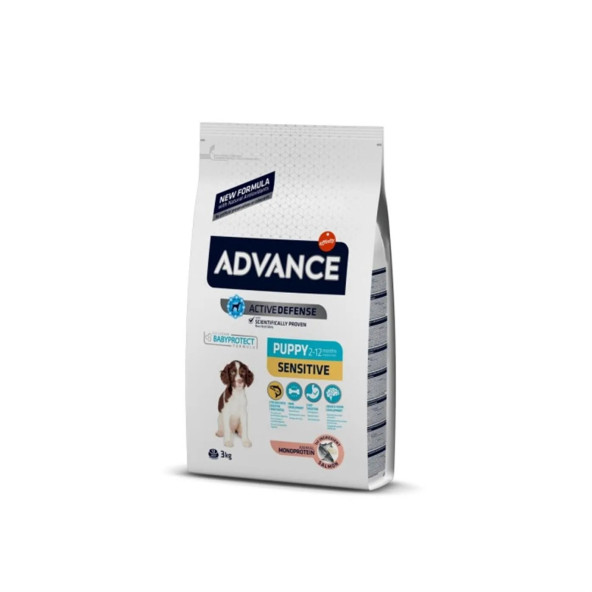 Advance Puppy Sensitive Somonlu 3 Kg Yavru Kuru Köpek Maması