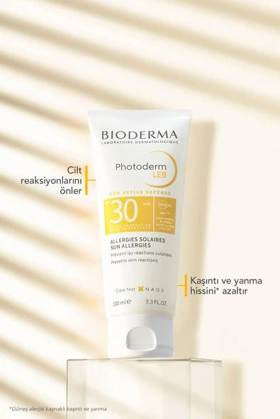 BIODERMA Photoderm LEB SPF 30 Hassas Ciltler Güneş Alerjisi Karşıtı Jel Formda Yüz Güneş Kremi 100 ml 3701129808047 - 4
