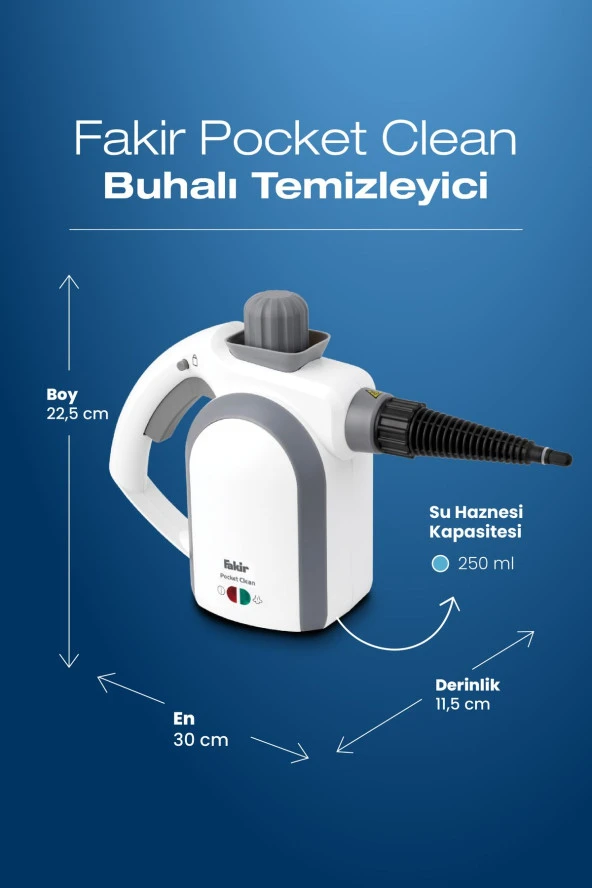 Fakir Pocket Clean Buharlı Temizleyici - 2