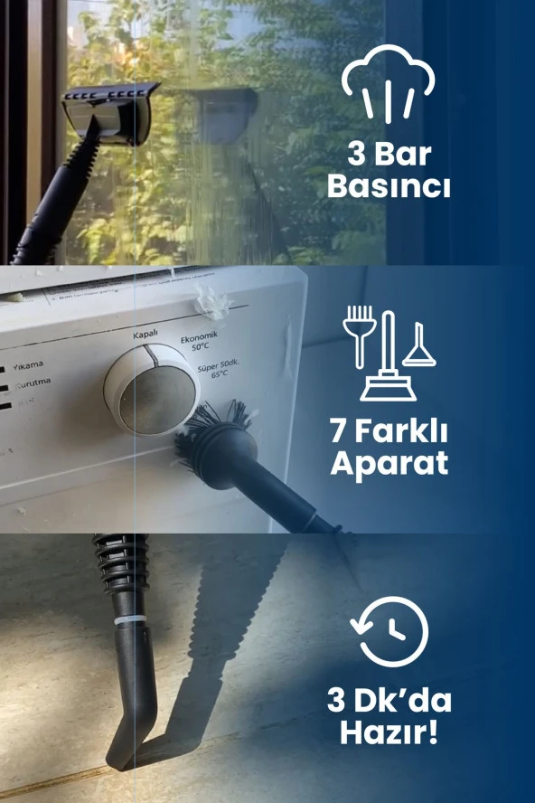 Fakir Pocket Clean Buharlı Temizleyici - 4