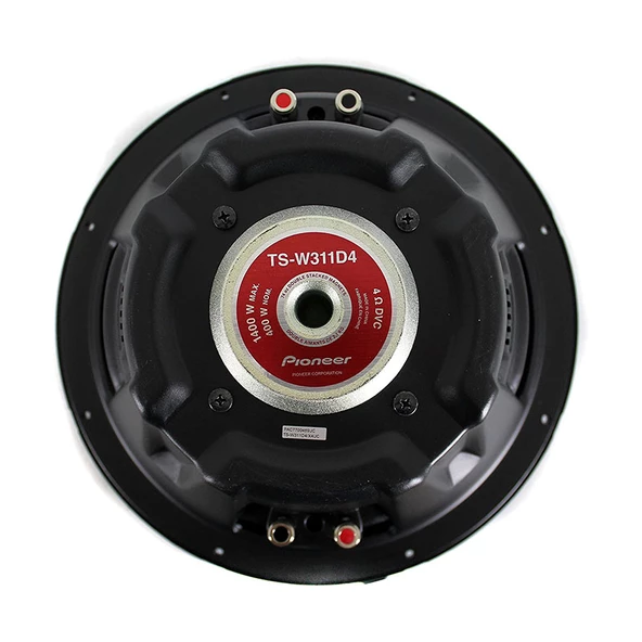 PIONEER TS-W312D4 30 CM 1600 WATT SUBWOOFER ÇİFT BOBİNLİ OTO HOPARLÖR - 4