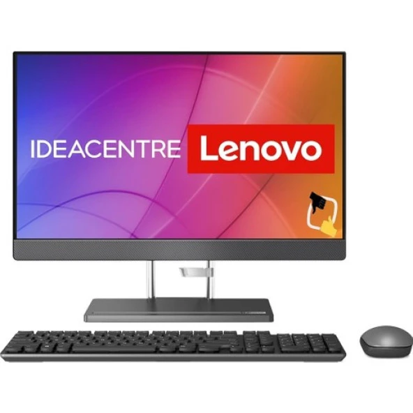 Lenovo Ideacentre Aıo 5 24IAH7 Intel Core I5-12500H 16GB 512GB SSD Intel Iris Xe Graphics 23.8 Fhd IPS Freedos F0GR0071TX All In One Bilgisayar Snertech