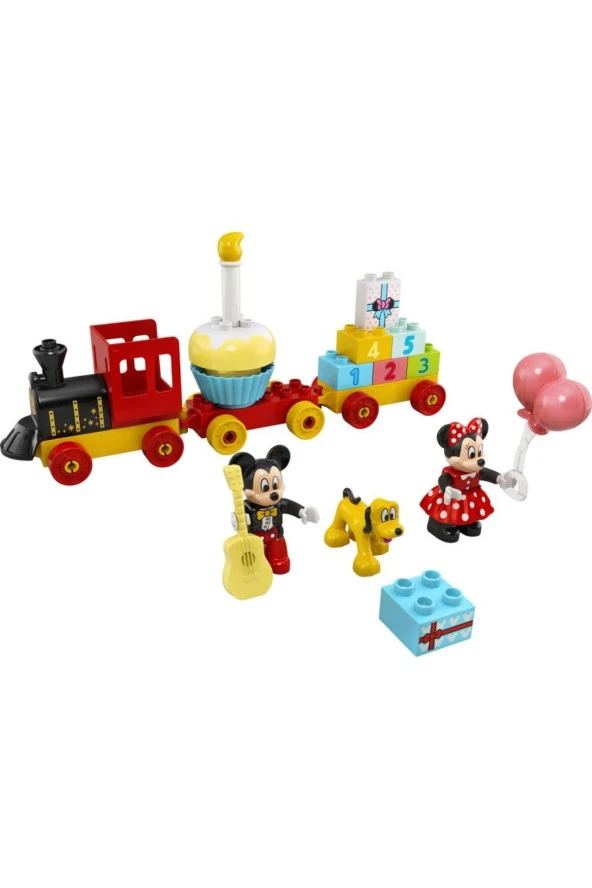 DUPLO® Disney Mickey ve Minnie Doğum Günü Treni 10941  Eğitici Yapım Seti (22 Parça) - 3
