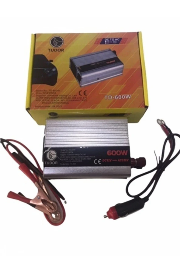 TECHNOMAX 600 W Watt 12 V Volt /220v Çevirici Inverter Invertör 600 Watt