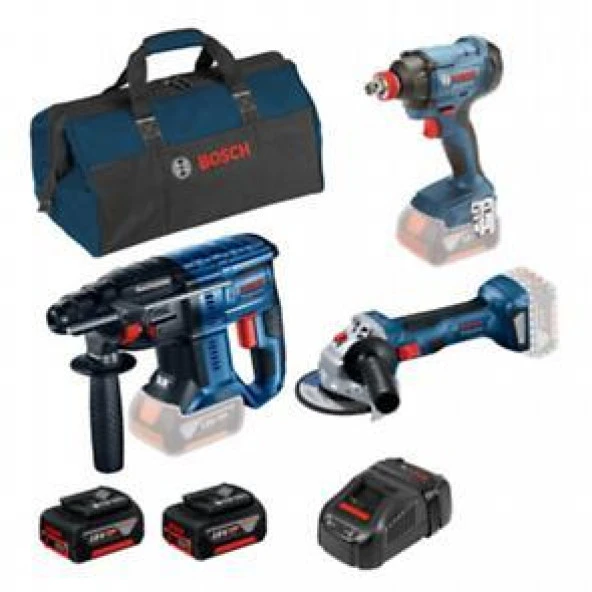 Bosch GDX180+GBH 180+GWS 180 2 x GBA 18V 4.0Ah