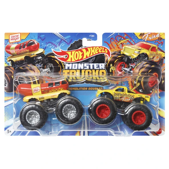 Hot Wheels Monster Trukcks Güçlü İkili 1:64 Arabalar Fyj64