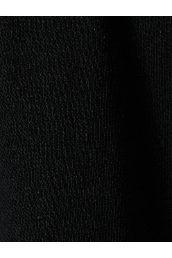 Bisiklet Yaka Tişört Cep Detaylı Kısa Kollu Pamuklu - Resim 12