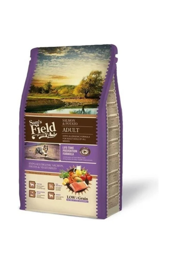 Sam´s Field Salmon & Potato Adult 2,5 kg SKT: 02/2026 - 3