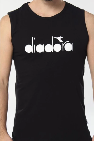 Diadora Therm Erkek Siyah Kolsuz T-shirt - 1ATL01-SİYAH - 5