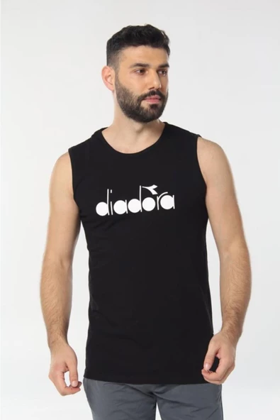 Diadora Therm Erkek Siyah Kolsuz T-shirt - 1ATL01-SİYAH - 2