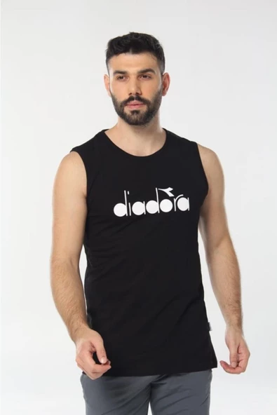 Diadora Therm Erkek Siyah Kolsuz T-shirt - 1ATL01-SİYAH - 4