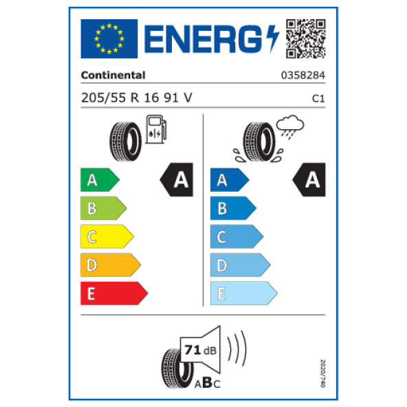 Continental EcoContact 6 205/55 R16 91V Yaz Lastiği - 2025 - 3