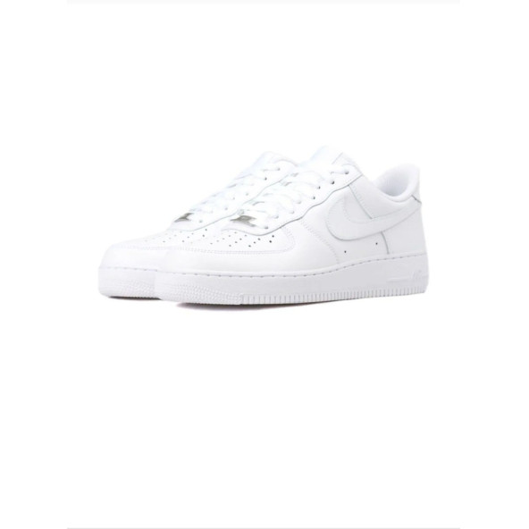 NİKE Beyaz - Air Force Unisex Sneaker günlük spor ayakkabı