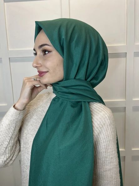 Harem Scarf Brisa Vual Şal 00816  YOSUN - Resim 4