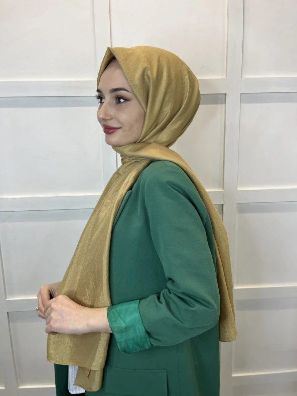 Harem Scarf Brisa Vual Şal 00816  VİZON - Resim 2