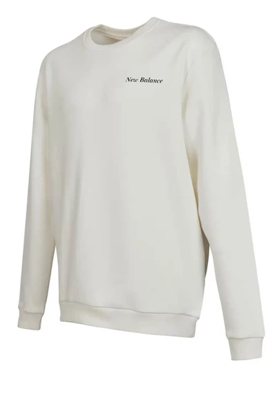 New Balance Lifestyle Erkek Sweatshirt - MNC3328-SST - 1