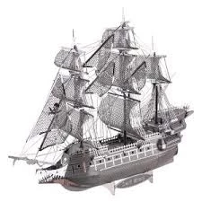 UÇAN HOLLANDALI FLAİNG DUTCHWAN 3D Metal Maket Bulmaca Puzzle modeli kitleri DIY 14+ Yaş 79+ parça - 2