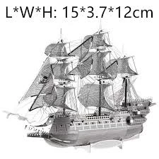 UÇAN HOLLANDALI FLAİNG DUTCHWAN 3D Metal Maket Bulmaca Puzzle modeli kitleri DIY 14+ Yaş 79+ parça - 3