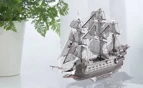 UÇAN HOLLANDALI FLAİNG DUTCHWAN 3D Metal Maket Bulmaca Puzzle modeli kitleri DIY 14+ Yaş 79+ parça - 4