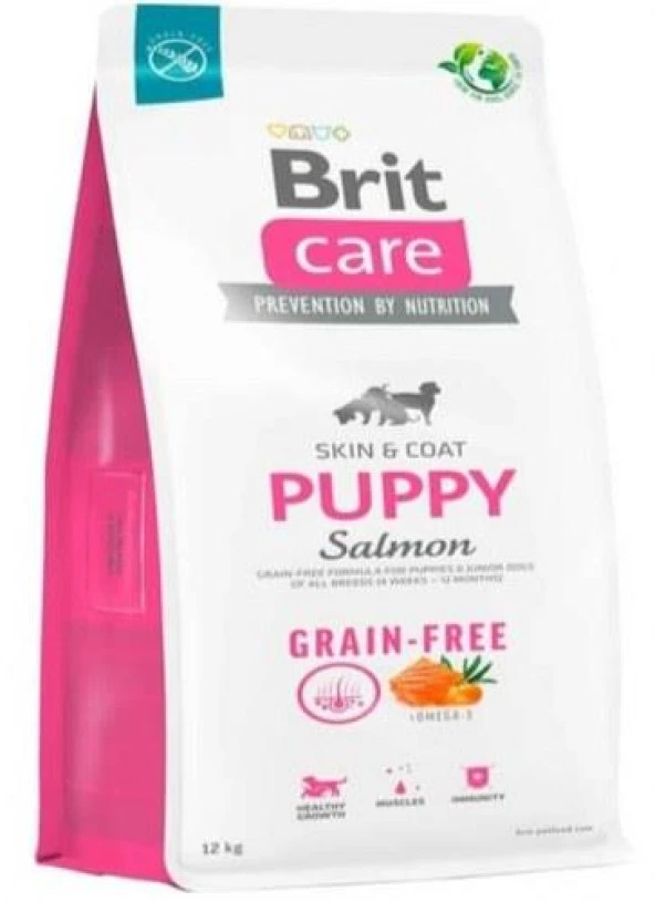 Brit Care Tahılsız Somonlu Yavru Köpek Maması 12 Kg