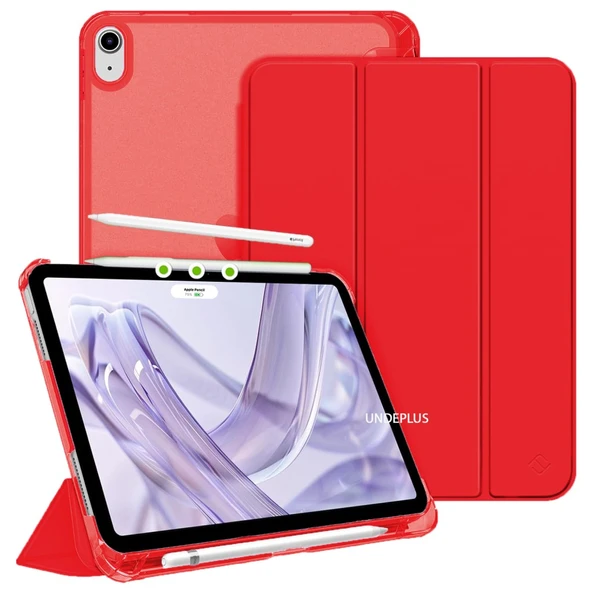 Apple iPad Air 11inç M2/M3 Air 4/5.Nesil 10.9 Kılıf PU Deri Smart Standlı Case 2025-2024 Flip - 6