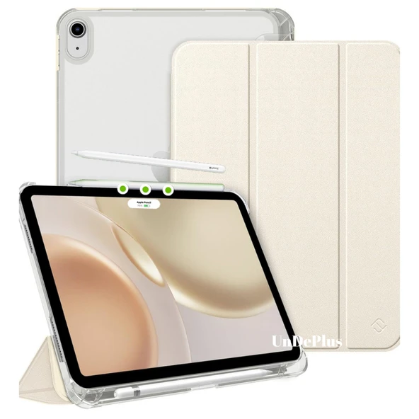 Apple iPad Air 11inç M2/M3 Air 4/5.Nesil 10.9 Kılıf PU Deri Smart Standlı Case 2025-2024 Flip - 5