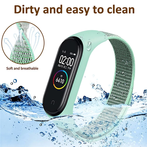 Xiaomi Mi Band 5 Band 6 Kordon Hasır Kordon - 12