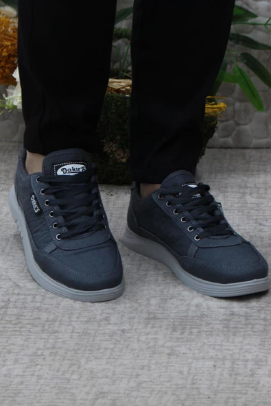 Fort Dks 2038 Füme Hafif Rahat Keten Sneaker Erkek Ayakkabı - Resim 2