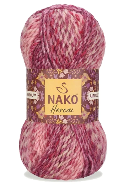 5 Adet Hercai Ebruli Hırka Kazak Atkı Bere El Örgü İpi Yünü 7318 - 2