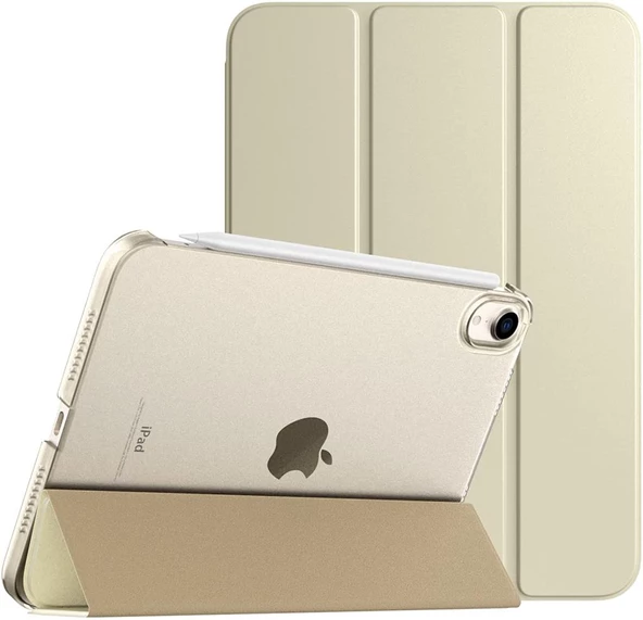 Apple iPad Air 5 10.9 2022 M1 Kılıf PU Deri Smart Standlı Case A2588 A2589 A2591 - 11