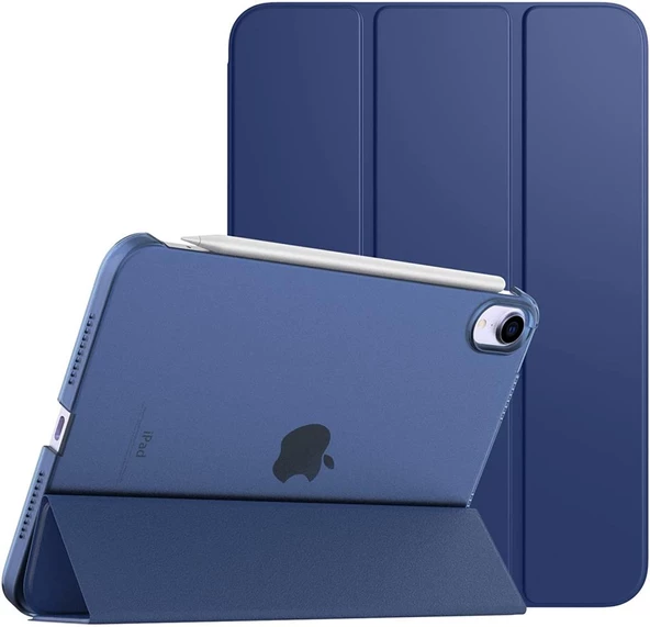 Apple iPad Air 5 10.9 2022 M1 Kılıf PU Deri Smart Standlı Case A2588 A2589 A2591 - 4